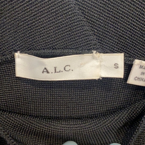 A.L.C. Black Lia Top S - Picture 4 of 5